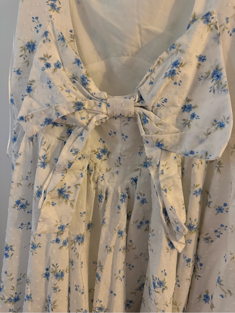 Altar’d State Blue Floral Sundress Blue Flowers NEW XL minidress - Picture 5 of 8